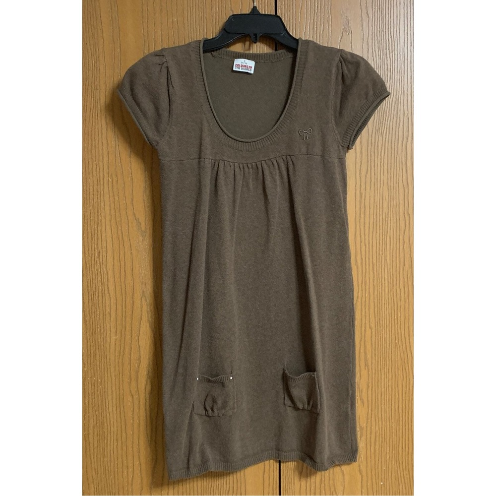 Sweater‎ dress brown